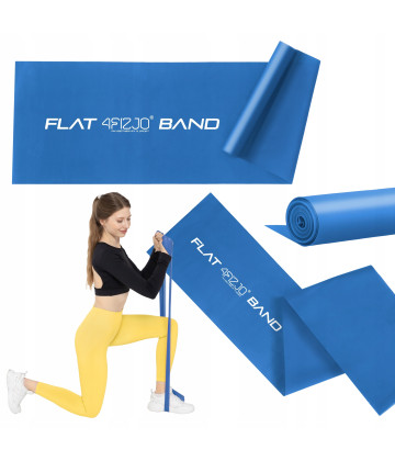 Стрічка-еспандер для спорту та реабілітації 4FIZJO Flat Band 200 х 15 cм 9-11 кг Синій (P-5907222931660)